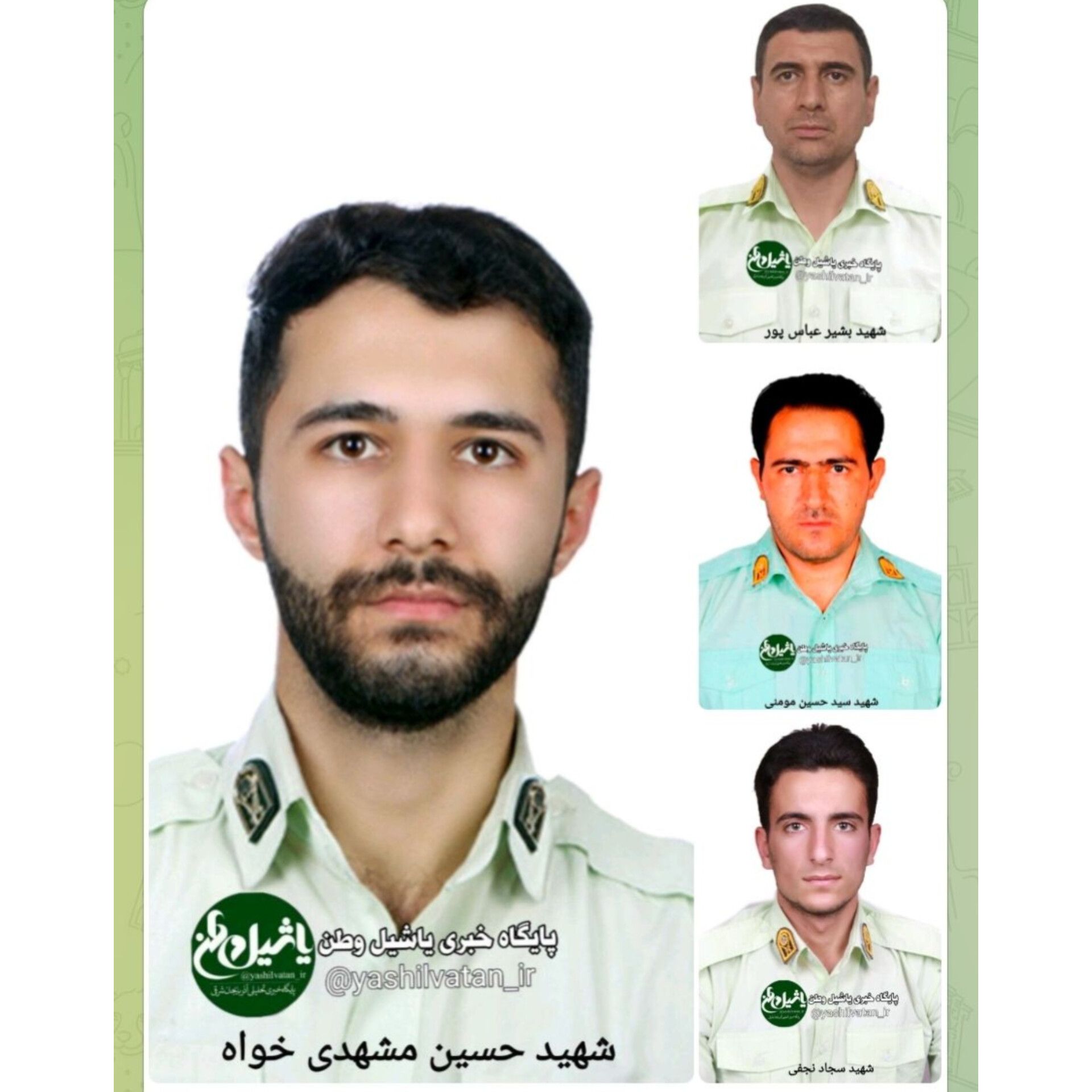 مرند | مراسم تشییع پیکر چهار شهید نیروی انتظامی