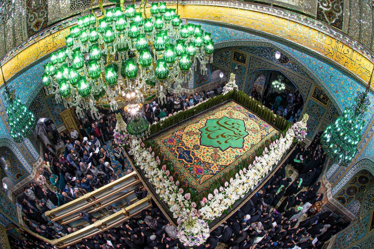 مشهد الرضا، نور باران میلاد امام مهربانی‌ها